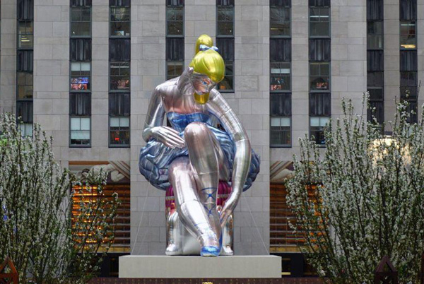 بالرین نشسته   (Seated Ballerina)اثر Jeff Koons